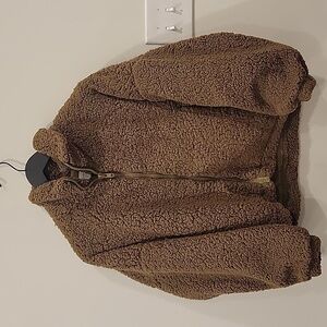 NWT Fluffy Olive UO Jacket